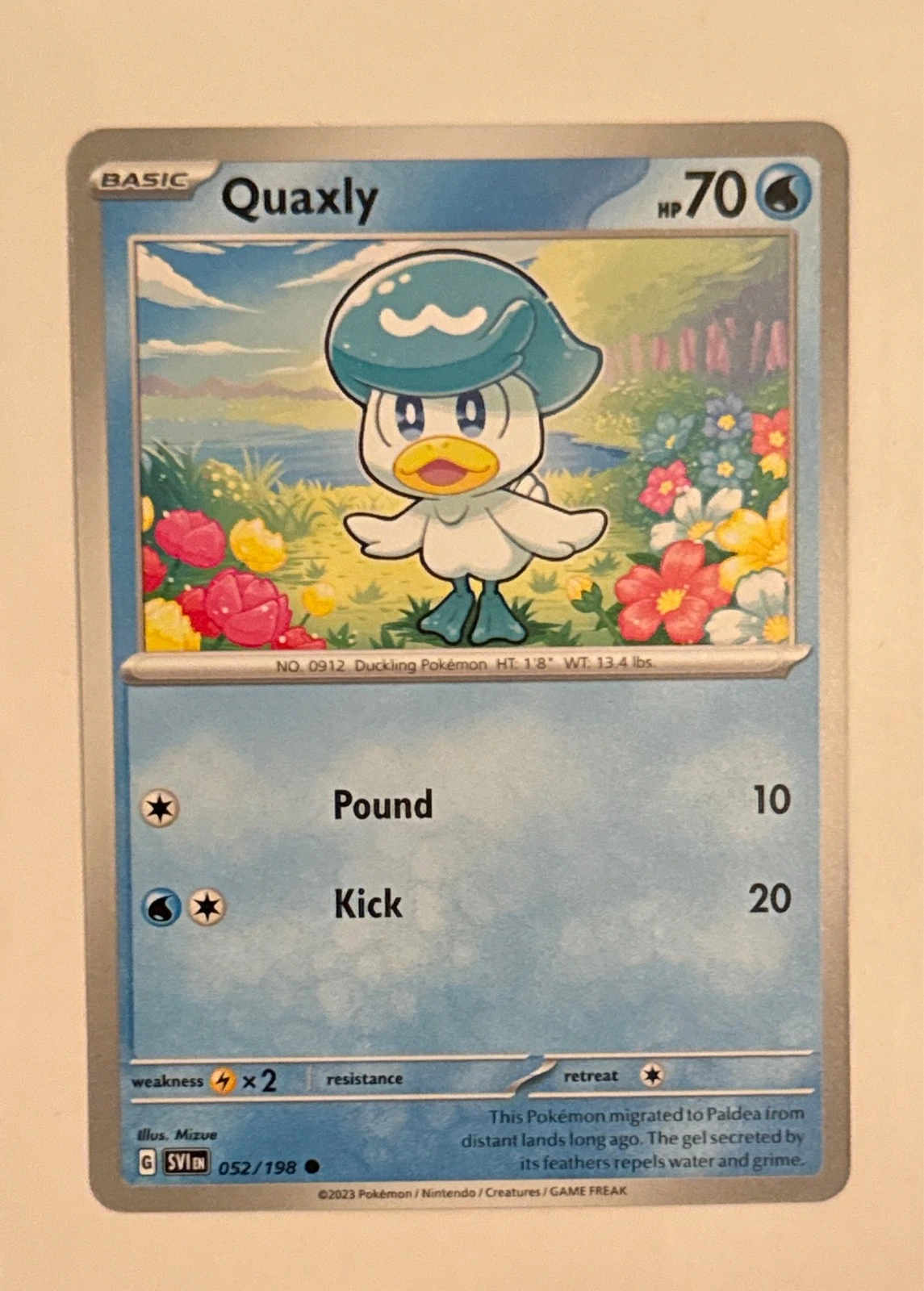 Quaxly - Scarlet & Violet #052/198