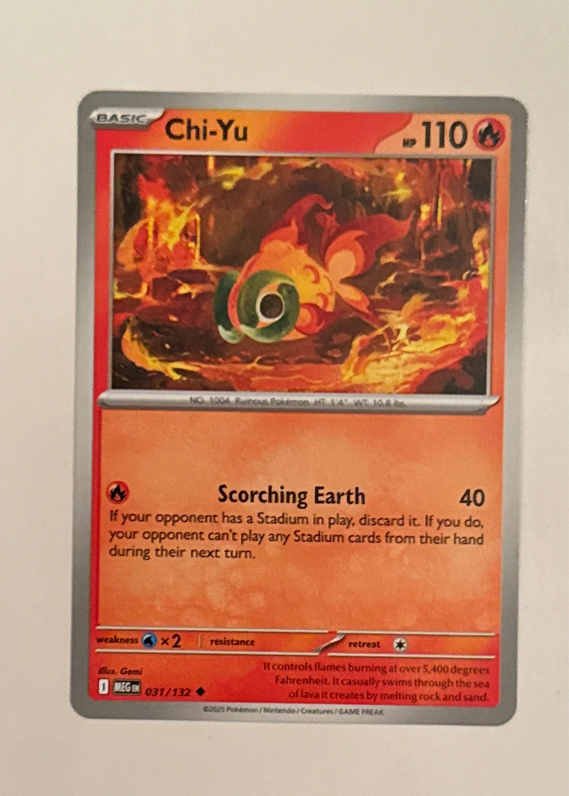 Chi-Yu - Prismatic Evolutions #031/132