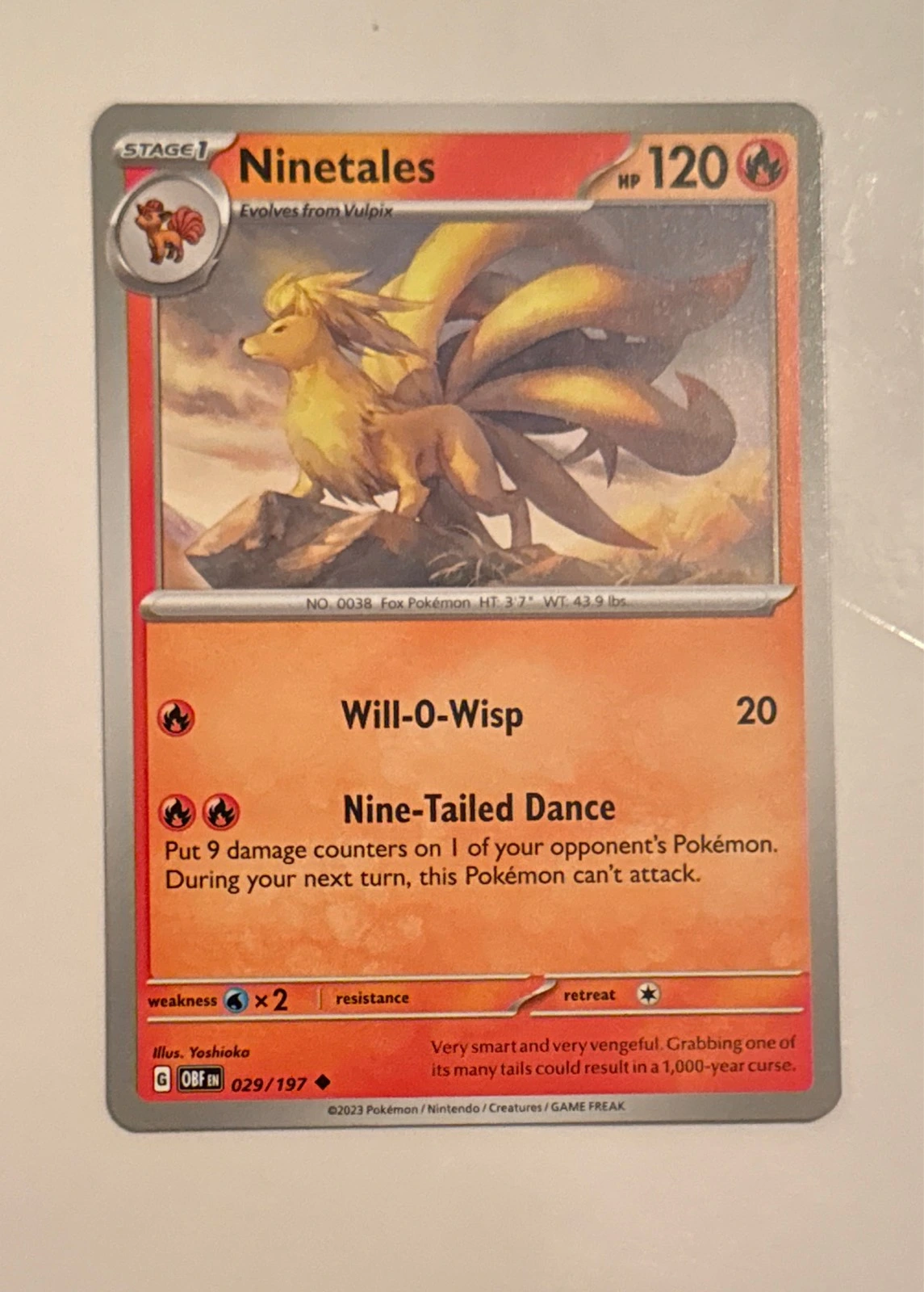 Ninetales - Obsidian Flames #029/197