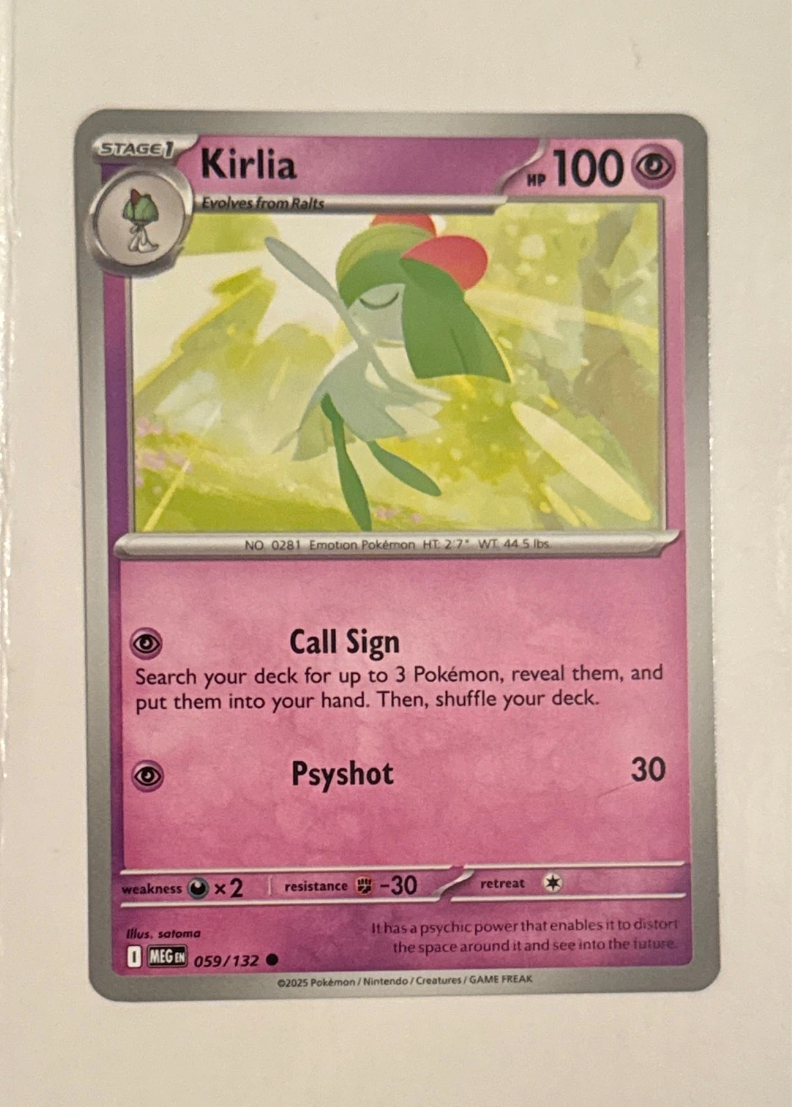 Kirlia - Pokémon TCG: Scarlet & Violet—Prismatic Evolutions #059/132