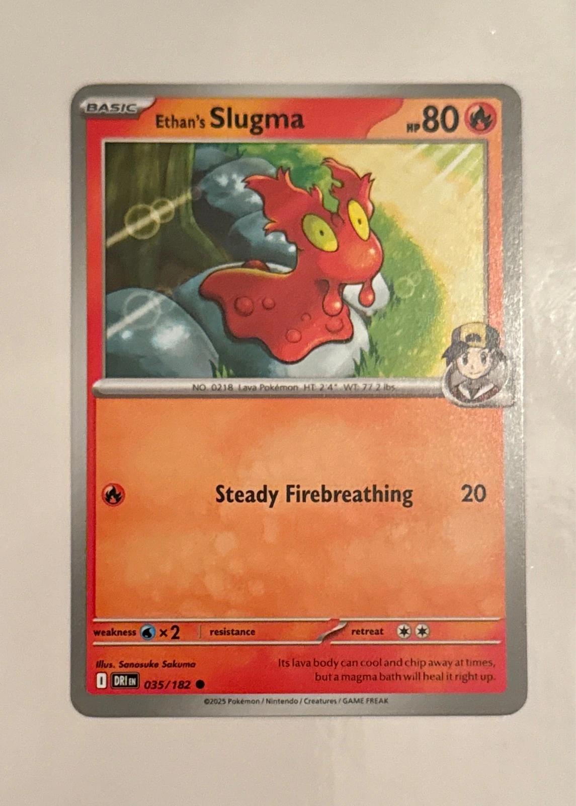 Ethan's Slugma - Pokémon #035/182