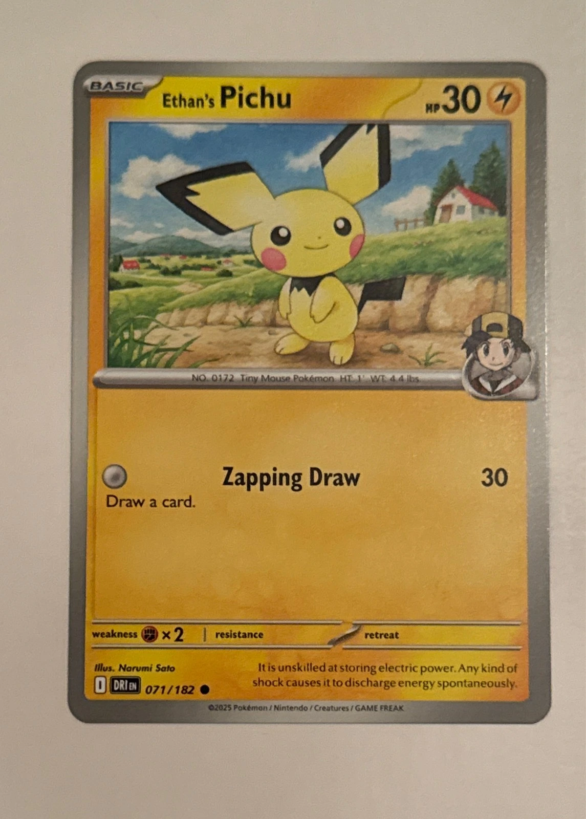 Ethan's Pichu - Double Crisis #071/182