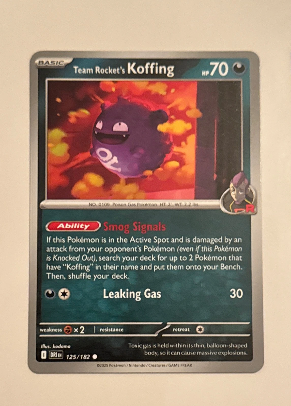 Team Rocket's Koffing - Surging Sparks #125/182