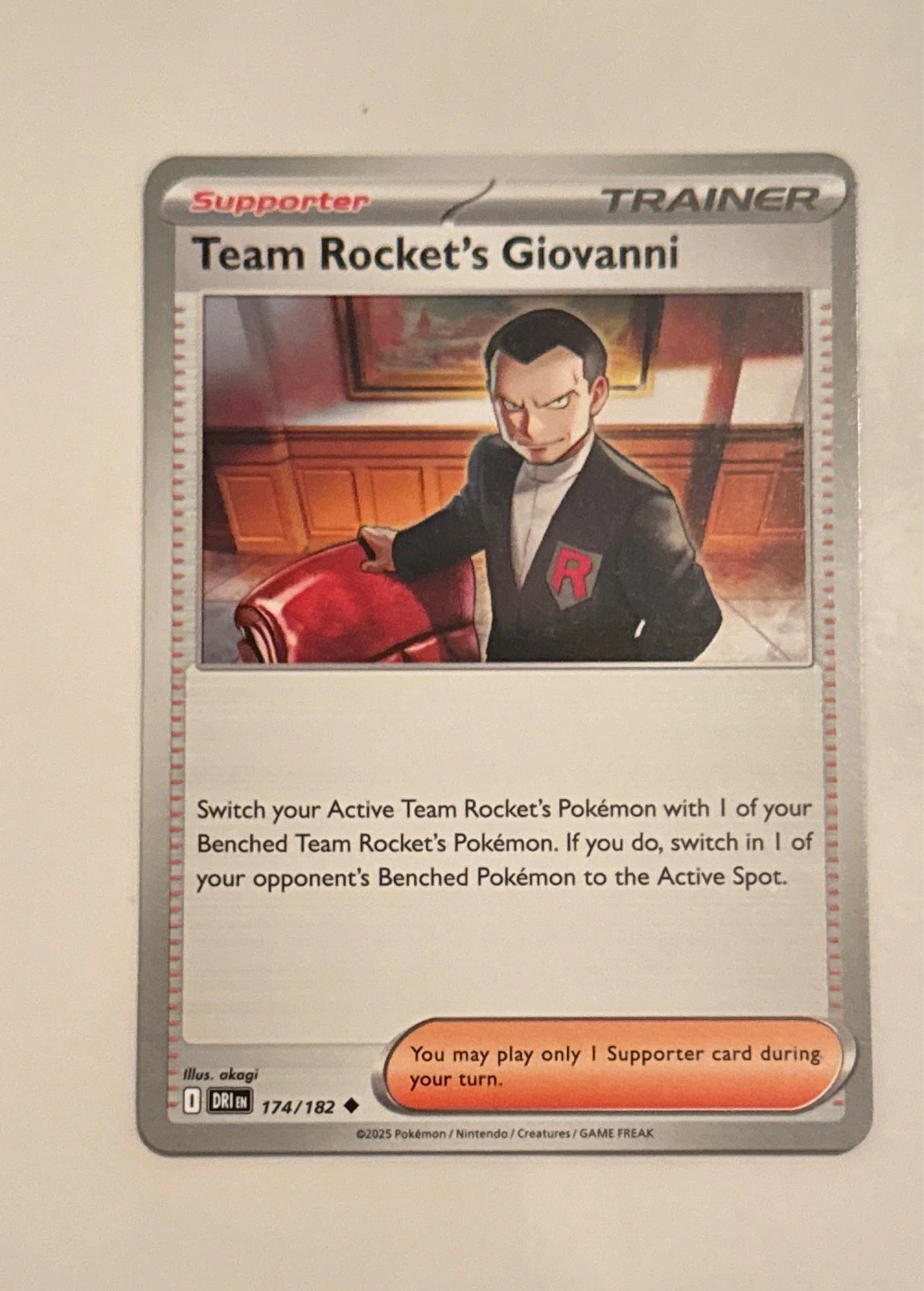 Team Rocket's Giovanni - Double Rainbow #174/182