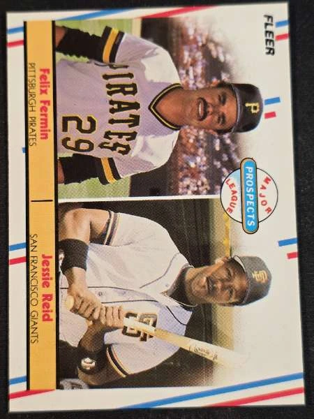 Felix Fermin / Jessie Reid - 1988 Fleer #643
