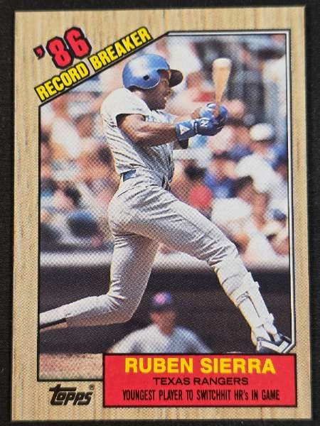 Ruben Sierra - Multiple Sets #6
