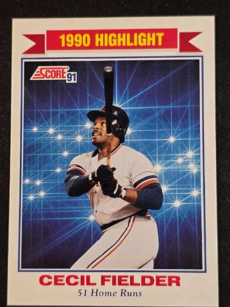 Cecil Fielder - 1991 Score #770