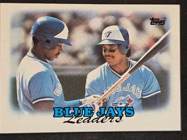 Toronto Blue Jays 1987 Team Leaders - Topps #729