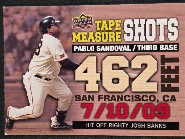 Pablo Sandoval - Tape Measure Shots #TMS-12