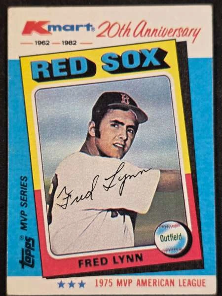 Fred Lynn - 1982 Topps K-Mart 20th Anniversary #27