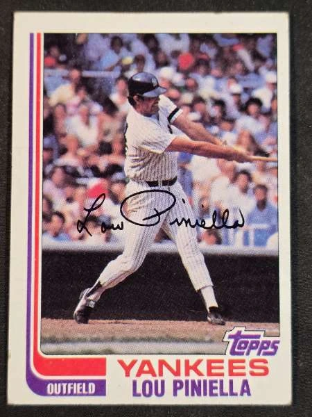 Lou Piniella - 1982 Topps #538