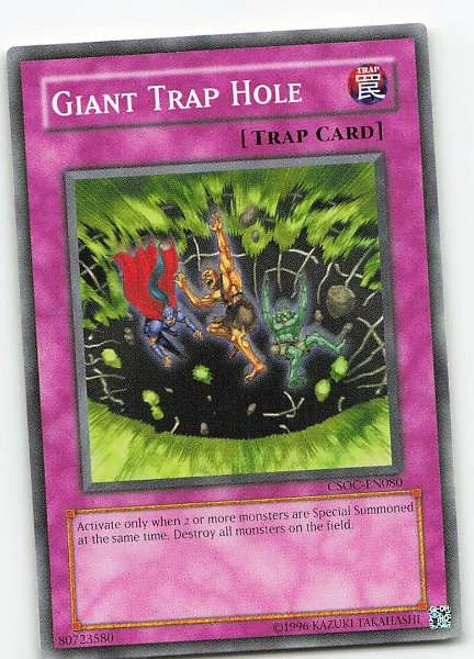 Giant Trap Hole - Crossroads of Chaos #CSOC-EN080