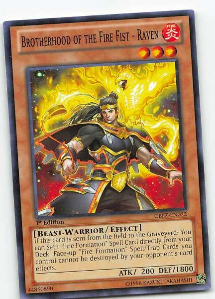 Brotherhood of the Fire Fist - Raven #CBLZ-EN022