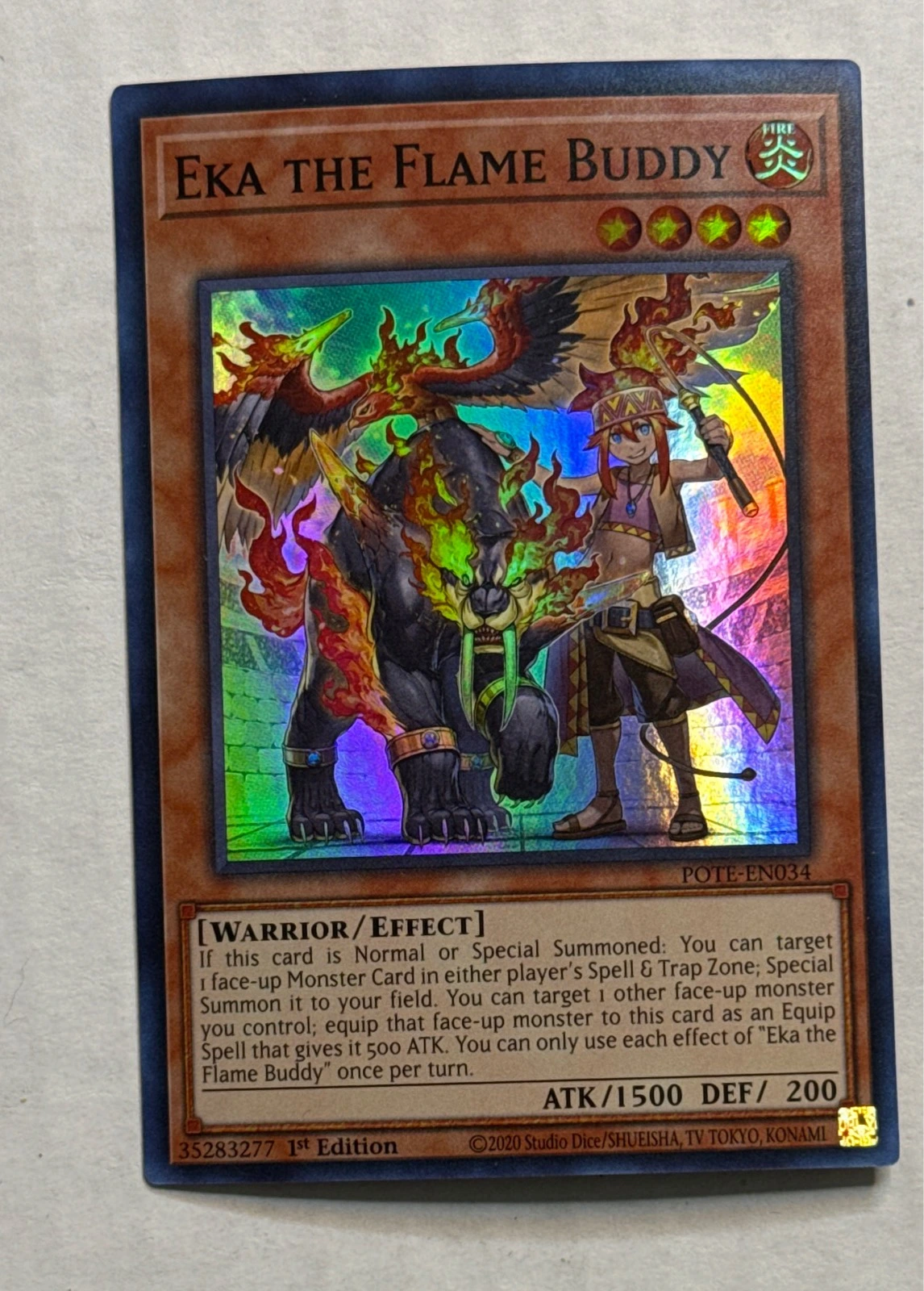 Eka the Flame Buddy - Power of the Elements #POTE-EN034