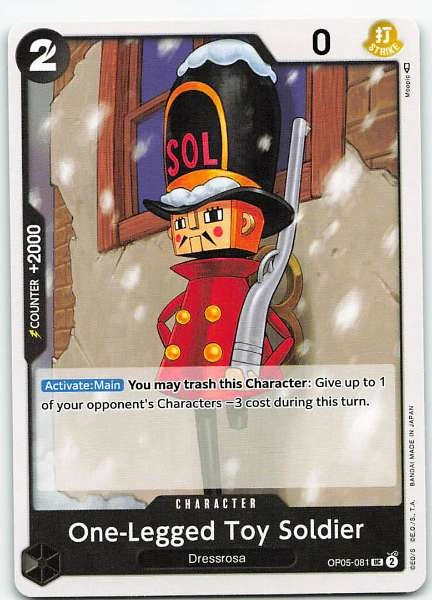 One-Legged Toy Soldier - Premium Booster -The Best- #OP05-081