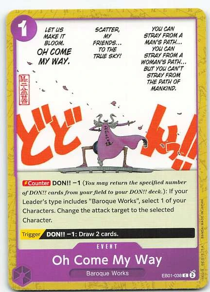 Oh Come My Way - Premium Booster The Best Vol. 2 #EB01-038