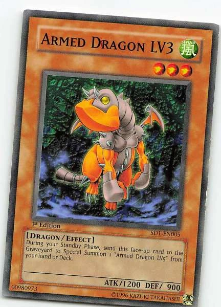Armed Dragon LV3 - Structure Deck: Dragon's Roar #SD1-EN005