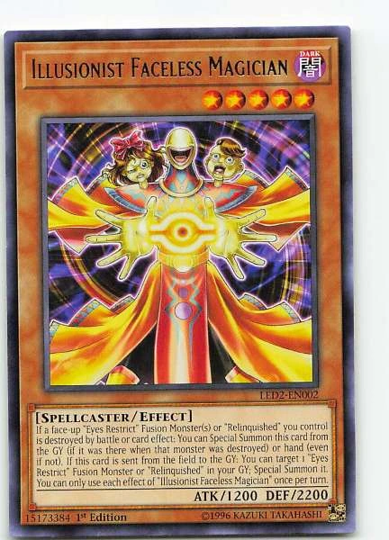 Illusionist Faceless Magician - Legendary Duelists: White Dragon Abyss / Legendary Duelists: Season 1 #LED2-EN002