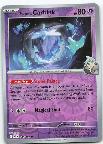 Steven's Carbink - Destined Rivals #086/182
