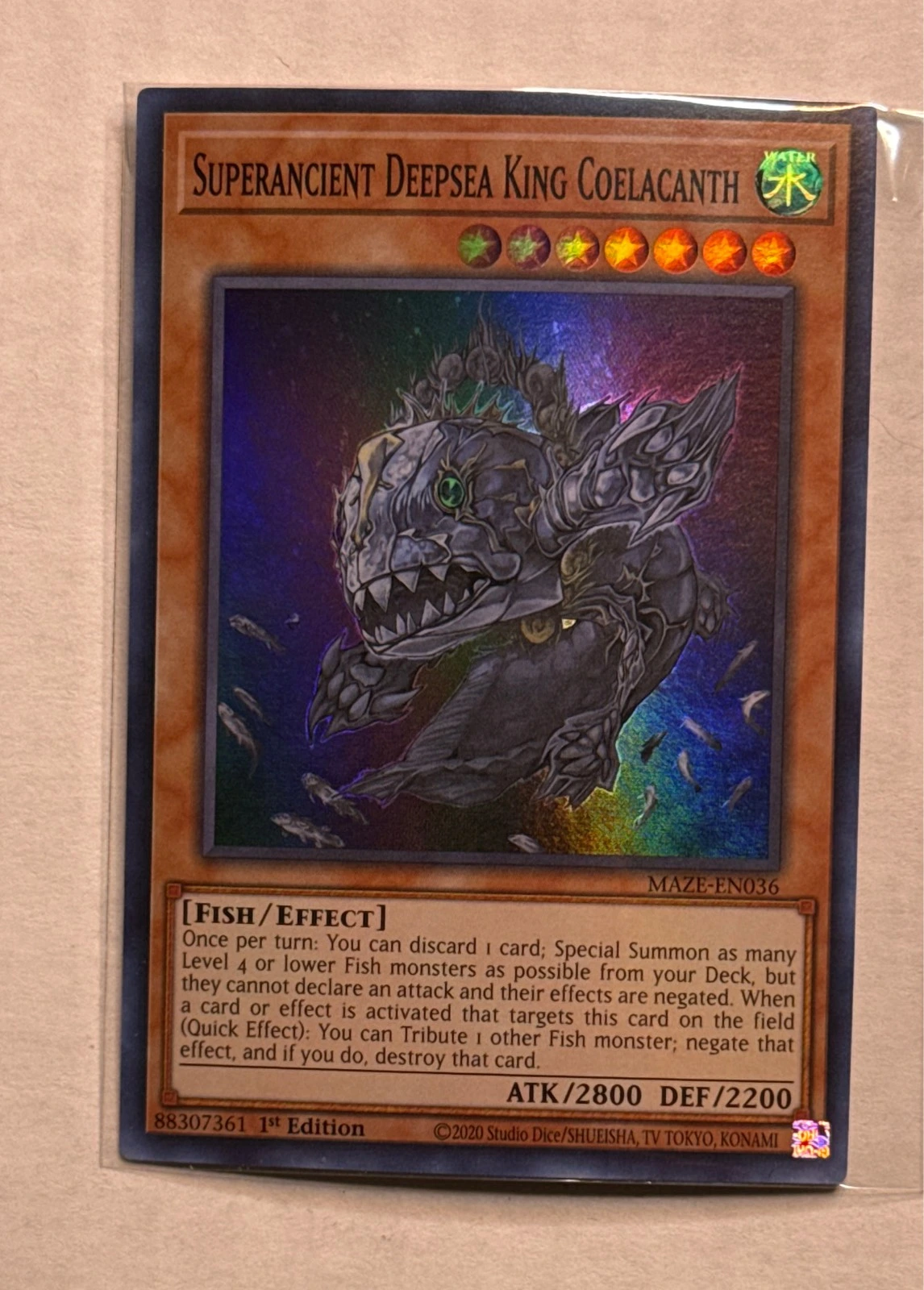 Superancient Deepsea King Coelacanth - Maze of Memories #MAZE-EN036