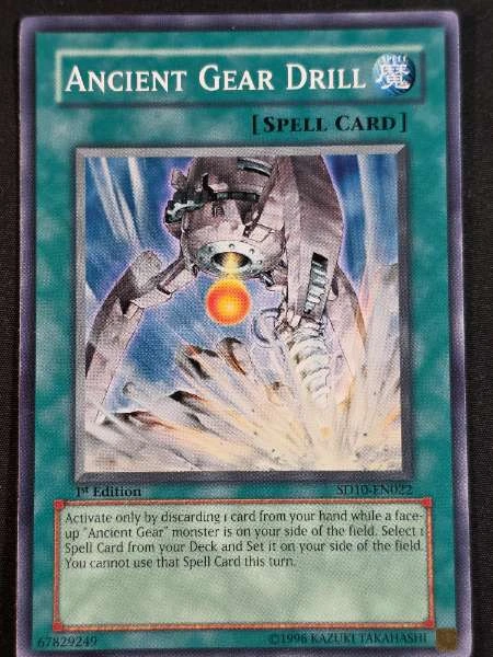 Ancient Gear Drill - Machine Re-Volt #SD10-EN022