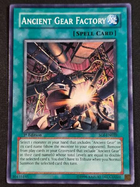 Ancient Gear Factory - Shadow of Infinity #SOI-EN039