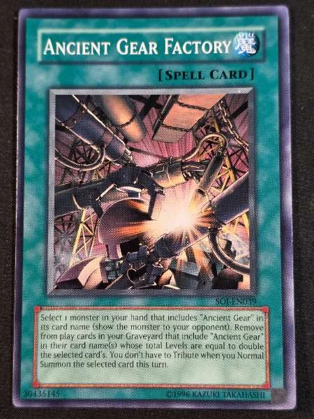 Ancient Gear Factory - Shadow of Infinity #SOI-EN039