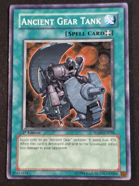 Ancient Gear Tank - Machine Re-Volt Structure Deck #SD10-EN018