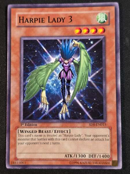 Harpie Lady 3 - Structure Deck 8: Lord of the Storm #SD8-EN015