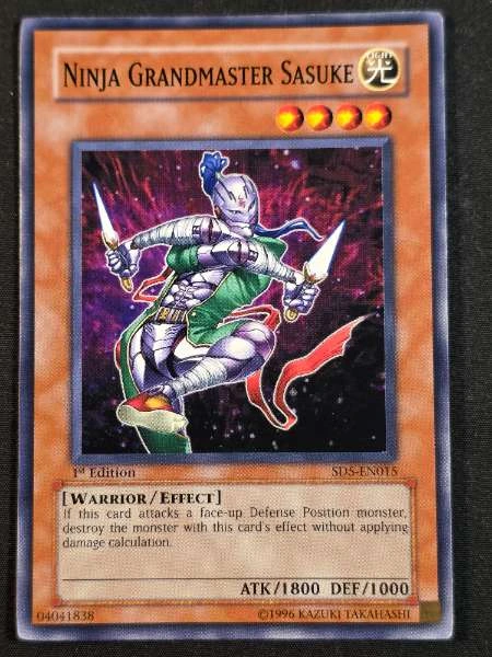 Ninja Grandmaster Sasuke - Soul of the Duelist, Warrior's Triumph #SD5-EN015