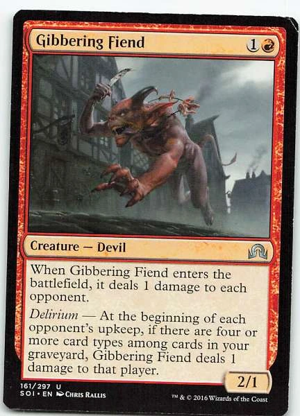 Gibbering Fiend - Shadows over Innistrad #161/297