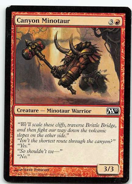 Canyon Minotaur - Magic 2011 #126/249