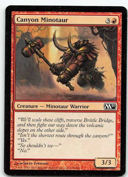 Canyon Minotaur - Magic 2011 #136/249