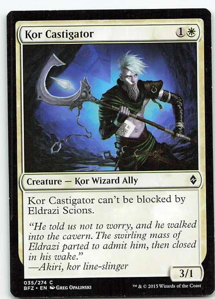Kor Castigator - Battle for Zendikar #035/274