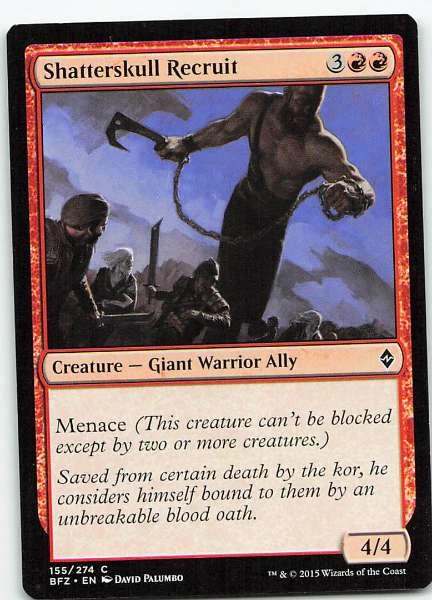 Shatterskull Recruit - Battle for Zendikar #155/274