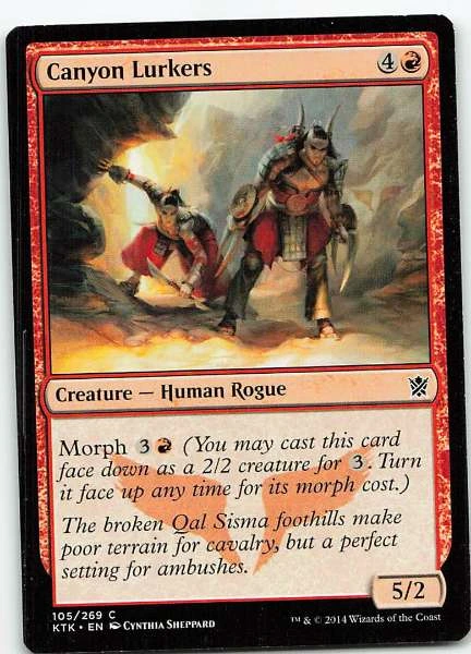 Canyon Lurkers - Khans of Tarkir #105/269