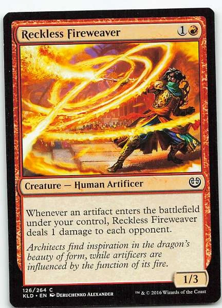 Reckless Fireweaver - Kaladesh #126/264