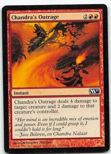 Chandra's Outrage - Core Set 2020, M14, Magic 2011, Masters 25 #130/280, 128/249