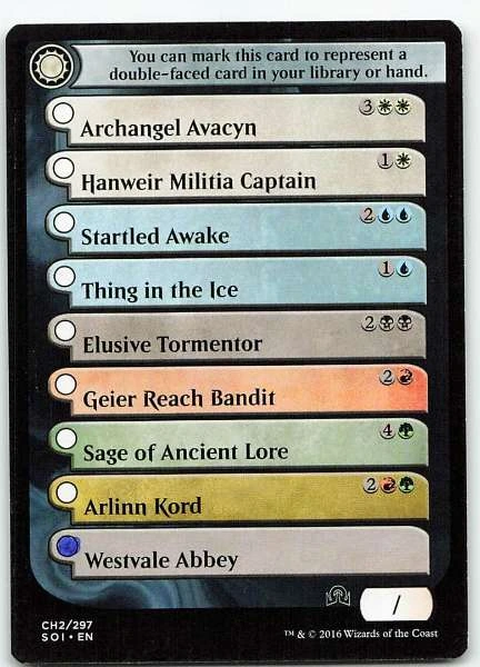 Checklist - Shadows Over Innistrad #CH2/297