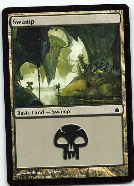 Swamp - Ravnica: City of Guilds, Champions of Kamigawa, Mirrodin #297/306