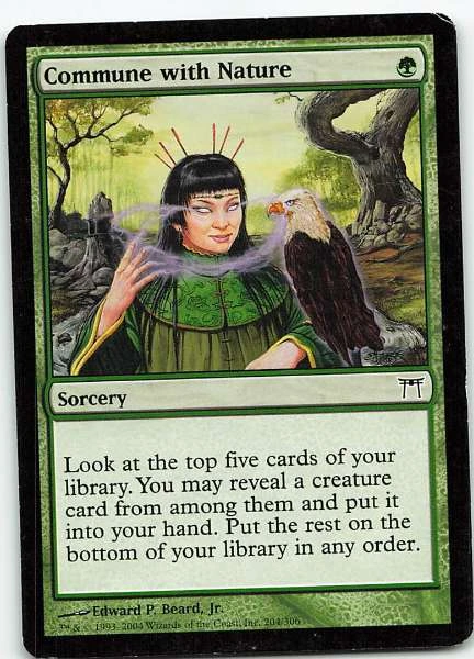 Commune with Nature - Champions of Kamigawa #204/306
