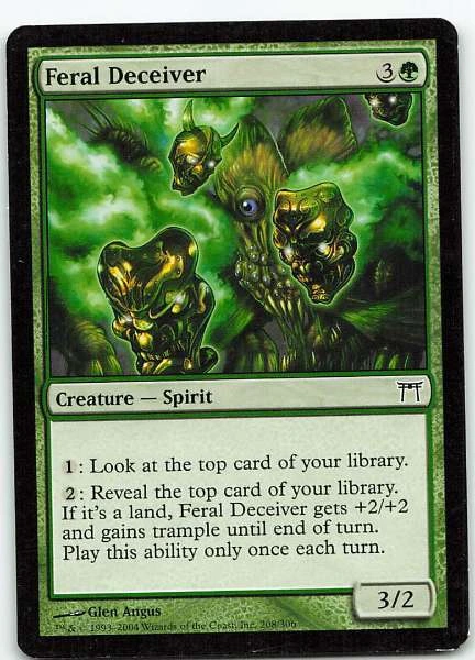 Feral Deceiver - Champions of Kamigawa #208/306