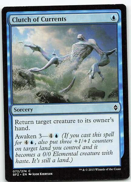 Clutch of Currents - Battle for Zendikar #072/274
