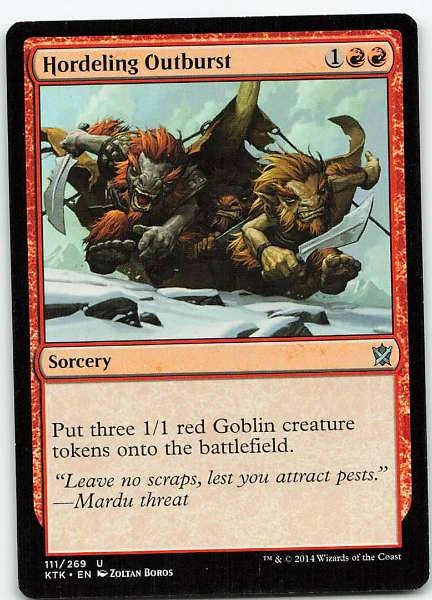 Hordeling Outburst - Khans of Tarkir #111/269