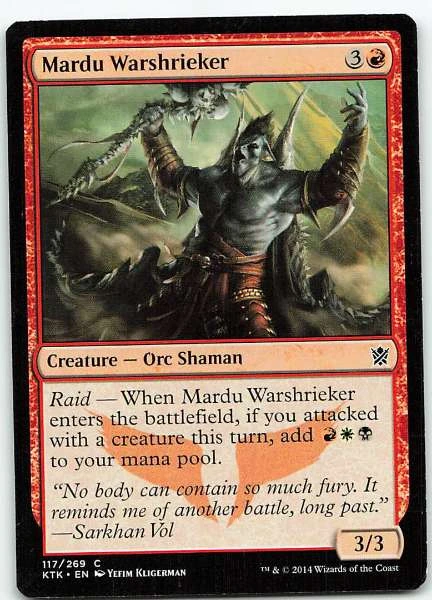 Mardu Warshrieker - Khans of Tarkir #117/269