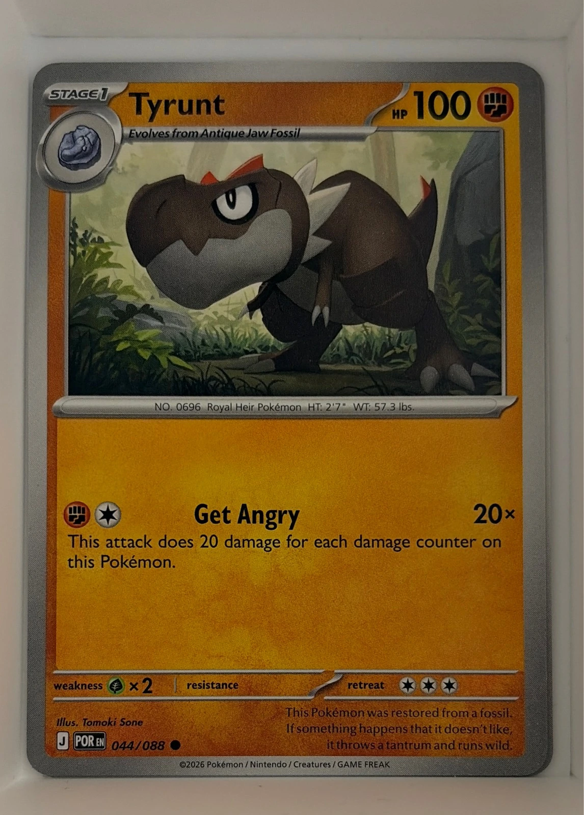 Tyrunt - Pokémon Perfect Order #044/088