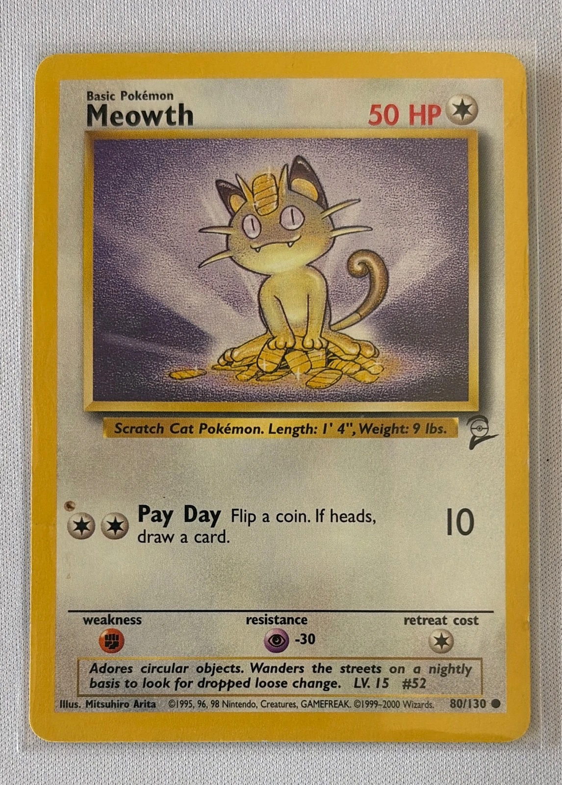 Meowth - Base Set 2 #80/130