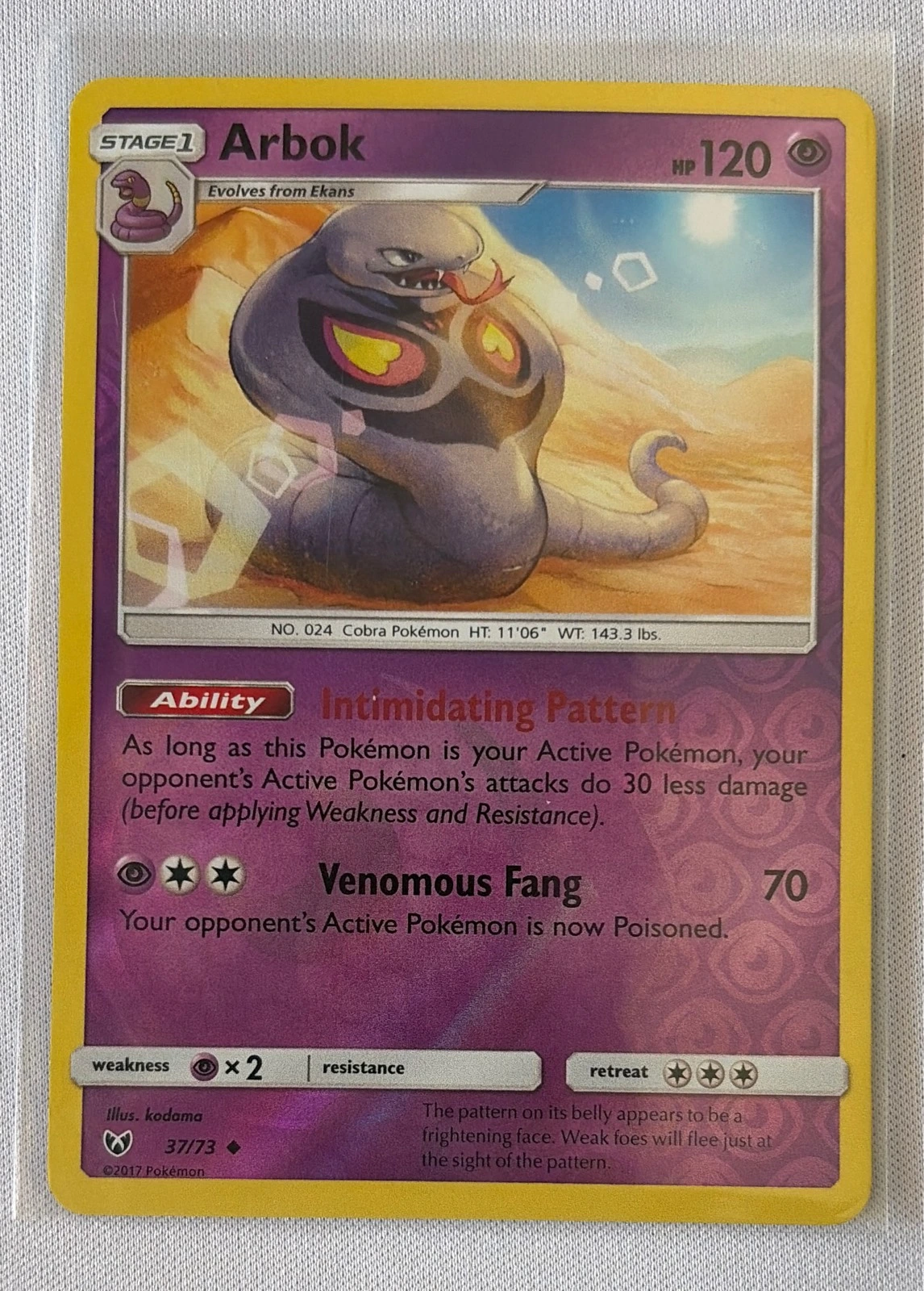 Arbok - Shining Legends #37/73