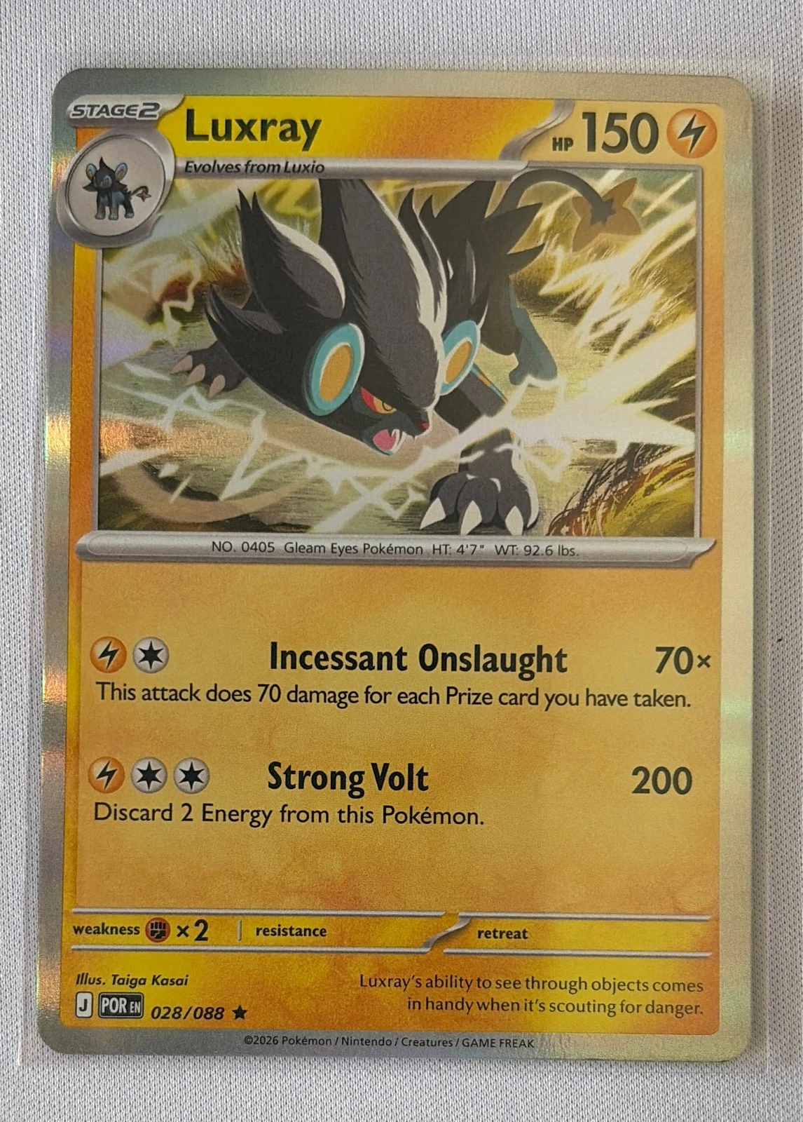 Luxray - Pokémon #028/088