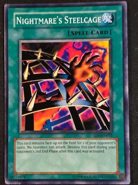 Nightmare's Steelcage - Structure Deck: Spellcaster's Judgment #SD6-EN031